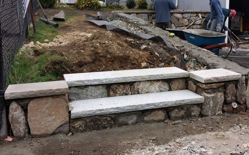 Masonry Granite Steps